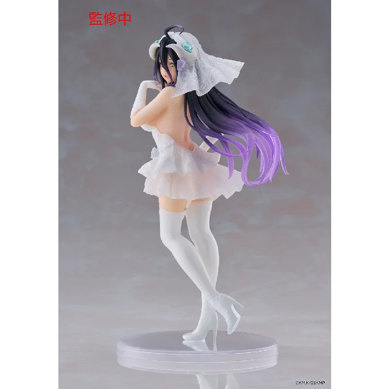 Figur Anime Asli Bandai Taito Albedo Coreful Overlord Patung Aksi Mainan PVC Boneka Model Kolektor