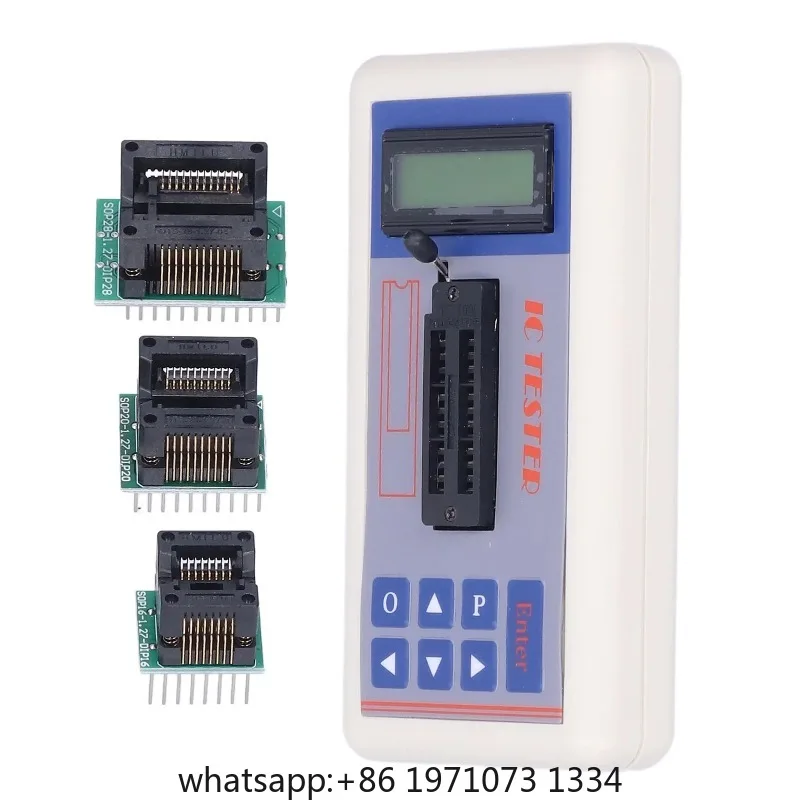 TSH‑06F Integrated Circuit Tester IC Transistor Meter with 5V 3.3V AUTO Modes Transistor Tester for Microelectronics Engineers