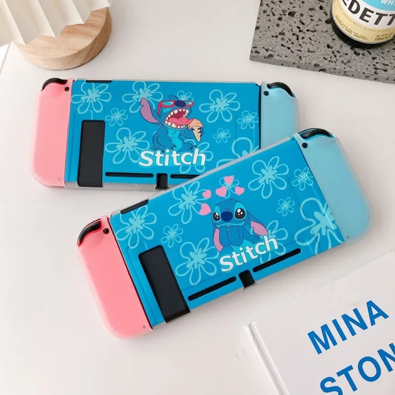

Чехол Disney StellaLou Stitch для Nintendo Switch NS Joycon, защитный чехол, игровой контроллер, ручка для консоли, мягкий чехол, аксессуары