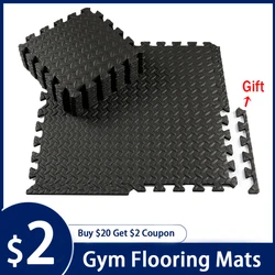 Anti-Slip Eva Foam Mat para Home Workout, Gym Puzzle Exercício Floor, Baby Play, Tapete de bloqueio, 4-24pcs