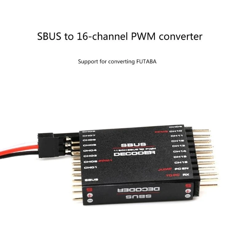 SBU's naar PWM/PPM Decoders 16 -kanaals PWM -converter voor Futaba Frsky zenders Remote Control Accessoire