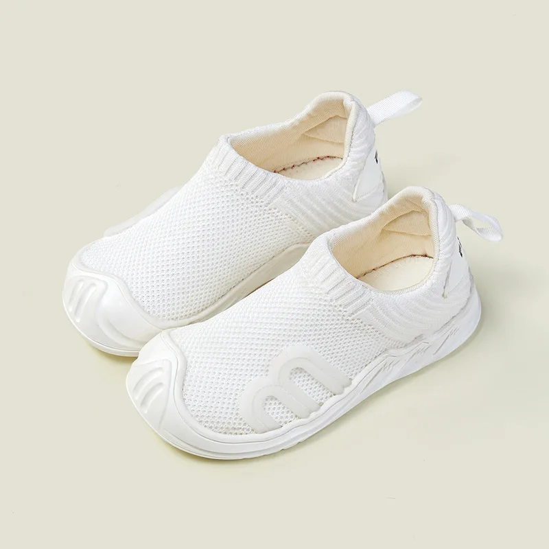 Toddler Sneakers Kids Canvas Shoes Casual Spring and Autumn Breathable Mesh Sneaker Boys and Girls Soft Sole Knitted Shoes