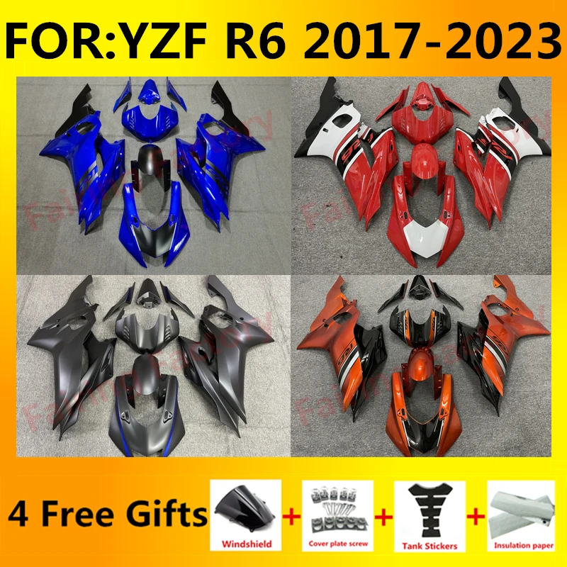 Motorcycle Fairing Set Body Kit fit Plastic For Yamaha YZFR6 YZF-R6 YZF R6 2017 2018 2019 2020 2021 2022 2023 Accessories zxmt