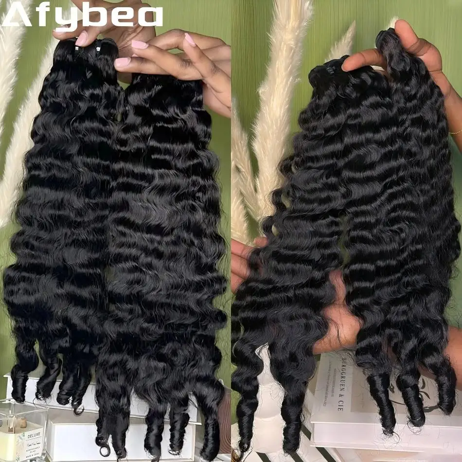 

Burmese Curly Human Hair Bundles 18 20 22 Inch Unprocessed Brazilian Virgin 3 4 Bundles Extensions For Black Women Natural Color
