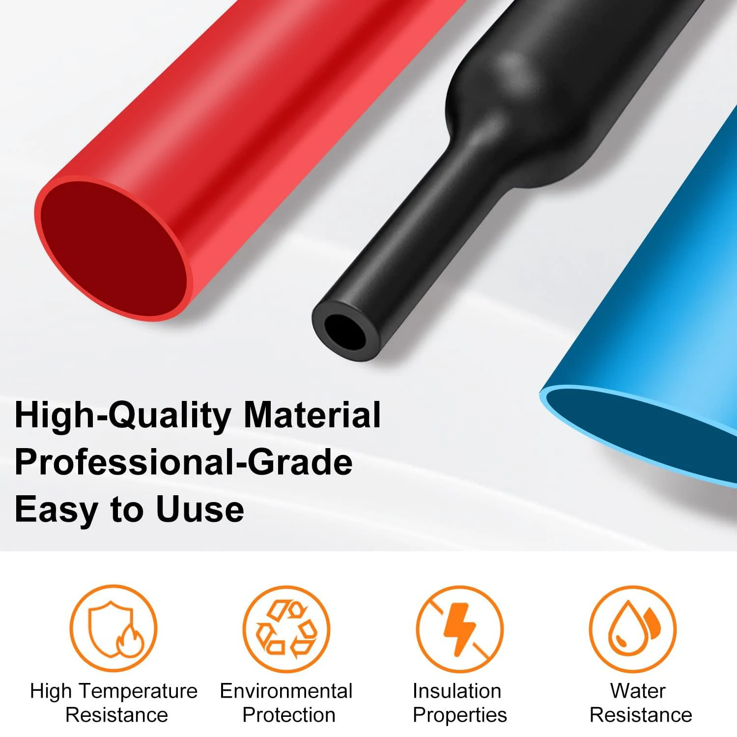 580/560Pcs Heat Shrink Tubing Kit EVA Material in 6 Colors 11 Sizes - Ideal for Electrical Insulation, Repairs, and Wire Conne