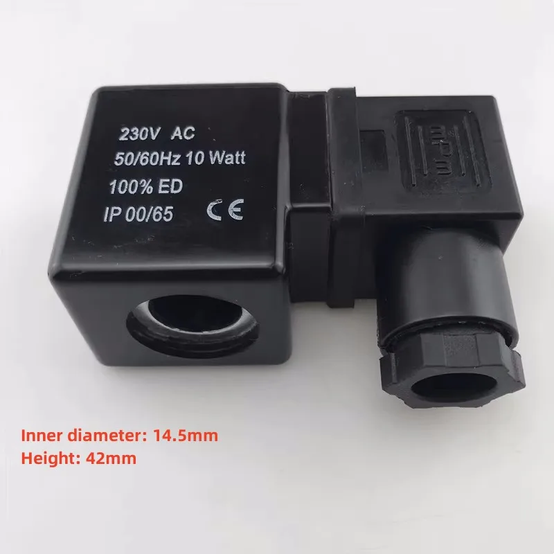 TM30 High-pressure Electronic Drain Valve Coil Solenoid Valve Coil AC220V DC24V Inner Diameter 14.5mm Height 42mm