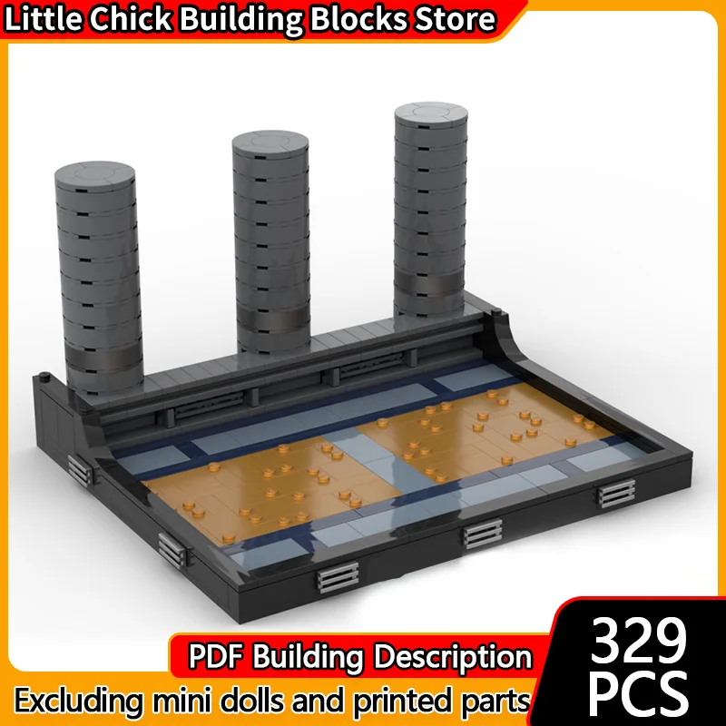 

Модель City Street View MOC, строительные кирпичи, коридор, классическая сцена, модульная технология, детские праздничные подарки, сборка игрушек, костюм