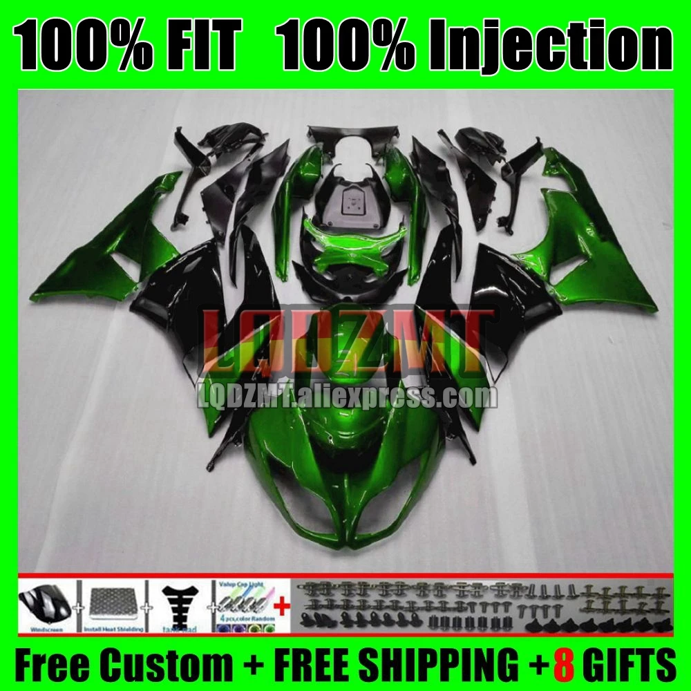 Injection For KAWASAKI NINJA ZX636 ZX600 ZX6R 19 20 21 22 50No.59 ZX 6R 6 R 636 ZX-6R 2019 2020 2021 2022 Fairing Light green﻿