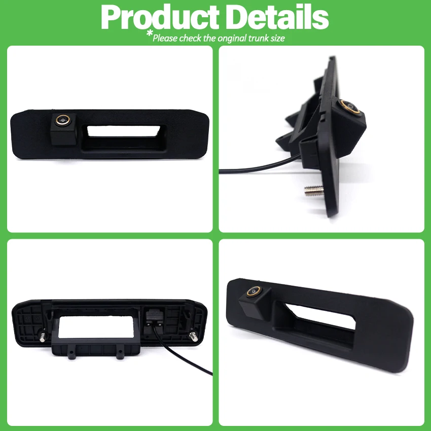 170° AHD 1080P Car Reverse Backup Trunk Handle Camera For Mercedes Benz GLA GLE GL A M Class A260 W176 X166 W166 Vito W447 W167 view 3
