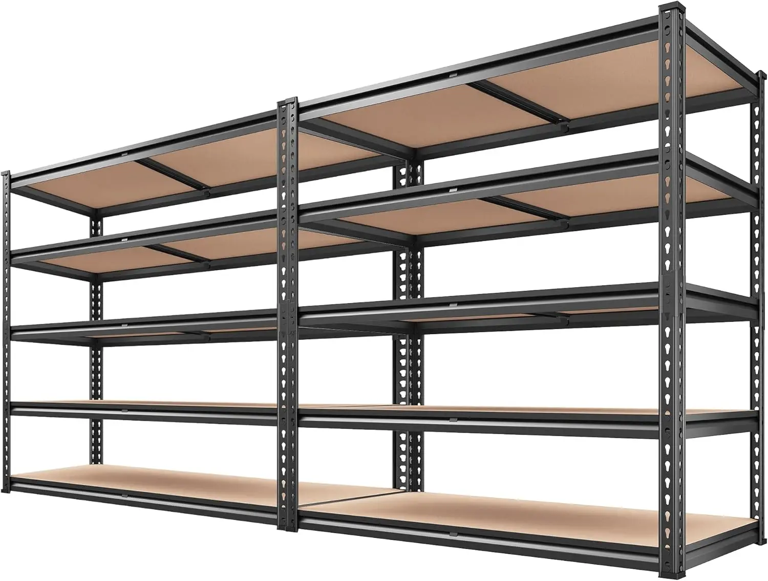 

72 inch high storage rack 2000LBS adjustable 5-layer heavy-duty rack, suitable for warehouse storage room basement