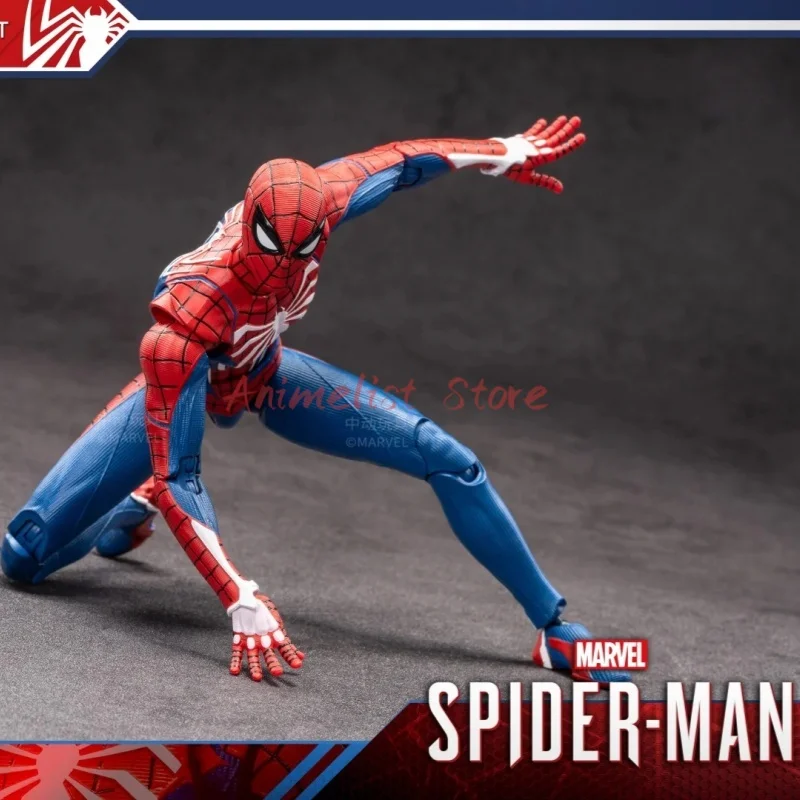 Zd brinquedos spiderman figura de ação homem aranha terno avançado 2.0 anime estatueta estátua original modelo coleção decoração presente brinquedo