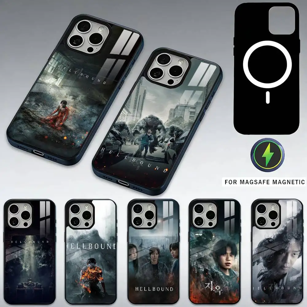 

H-Hellbound S2 Phone Case For iPhone17,16,15,14,13,12,11 Plus,Pro Max Magnetic For Magsafe Wireless Charging