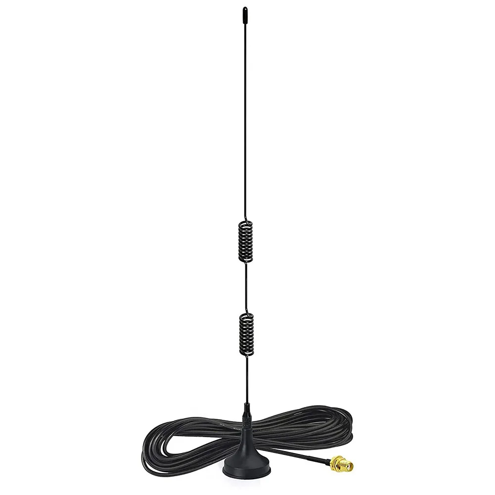 Antenna Designed for Ham Radios Strong Magnet and Dual Band Operation at Frequencies of VHF/UHF from 136 to 470 MHz