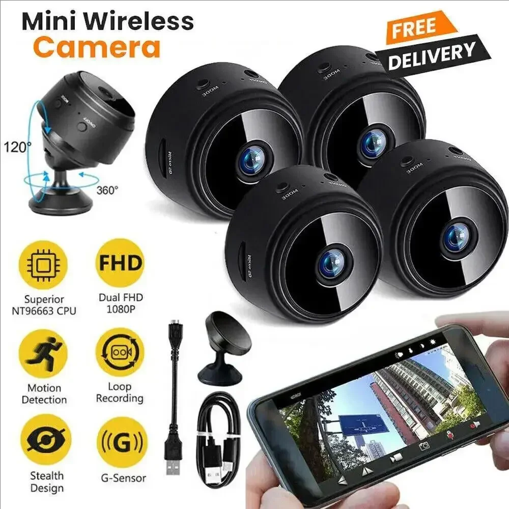A9 Mini Camera WiFi Wireless Monitoring Security Protection Remote Monitor Camcorders Video Surveillance Smart Home