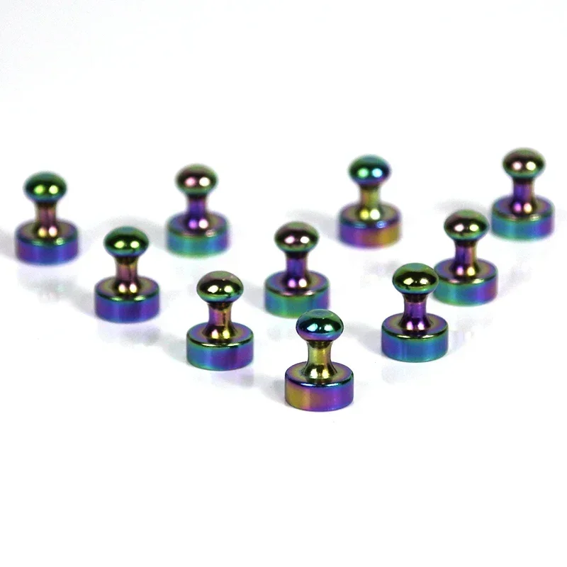 Super Strong Magnet Neodymium Magnet  Push Sucker Magnet Thumbtack Durable Steel Magnetic Pushpins Pin Whiteboard Fridge Magnets