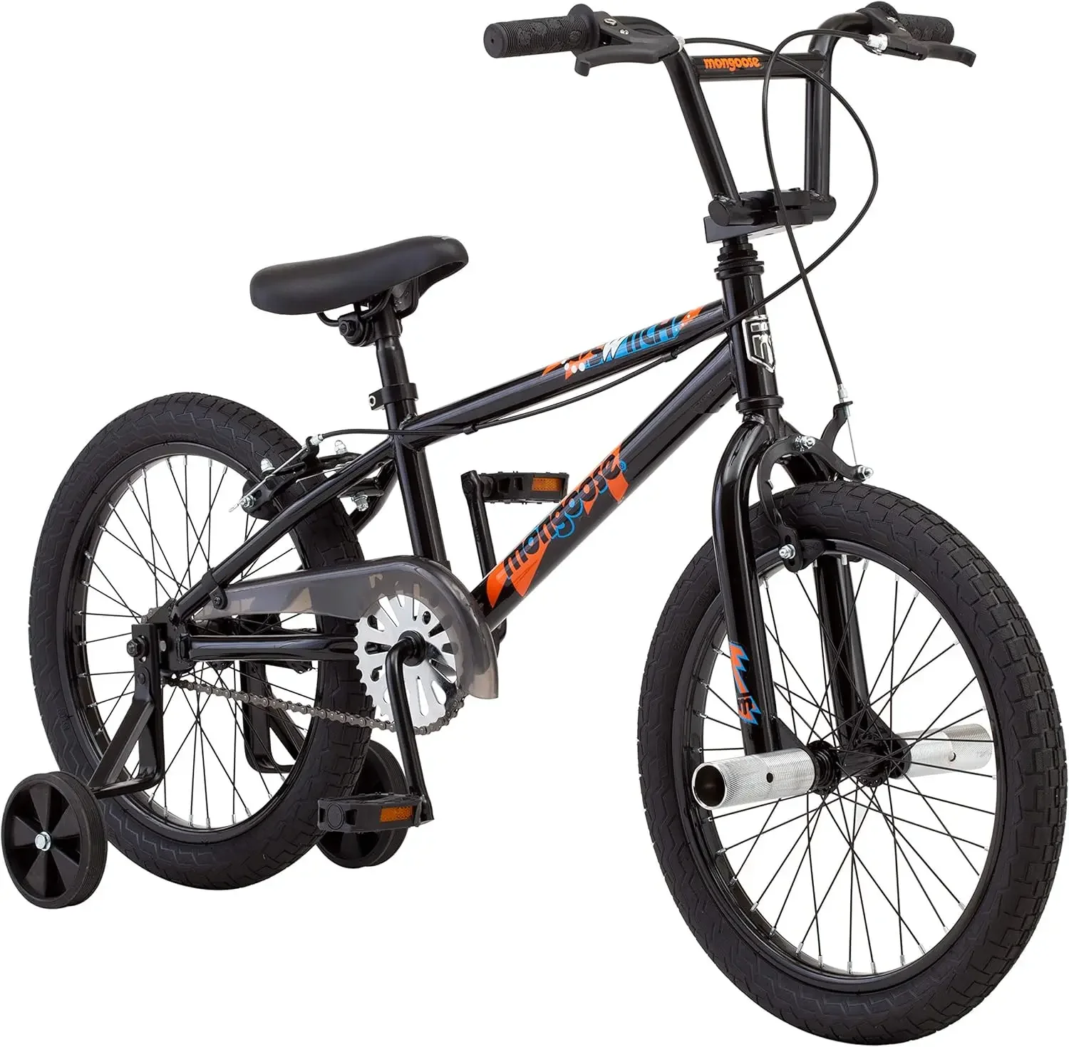 Switch and Stun BMX Style Kids Bike, for Boys and Girls Bicycle Ages 5-8, 18-Inch Wheels, Low Stand Over Steel Frame, with Durab