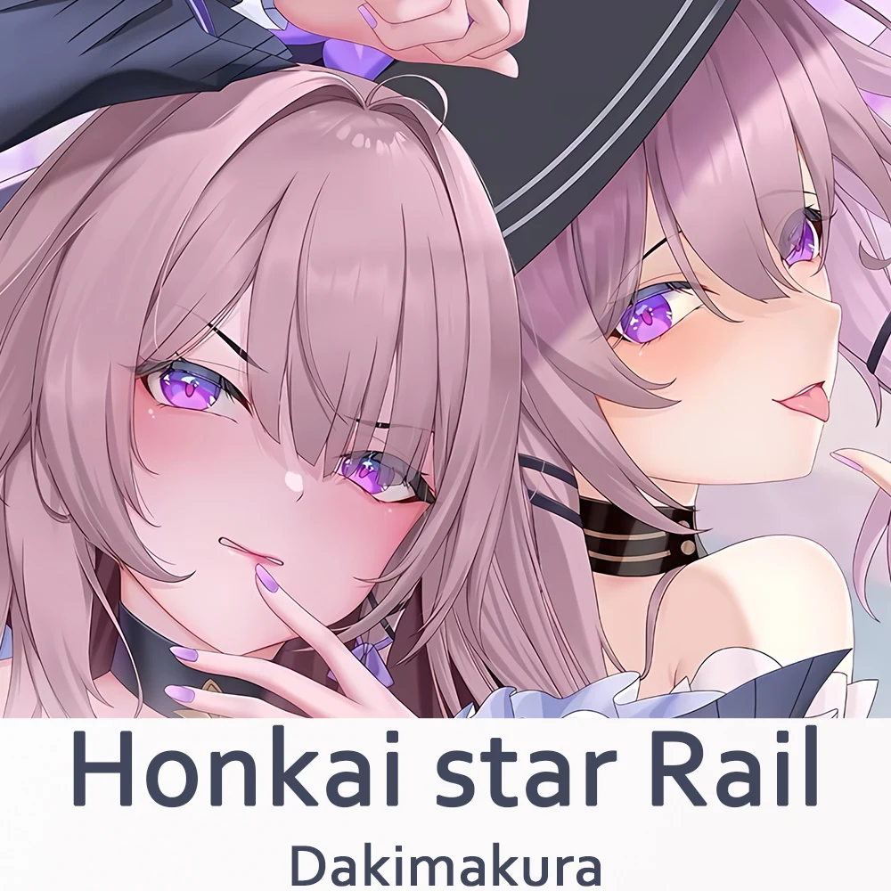 

Honkai star Rail Herta Dakimakura 2WAY Hugging Body Pillow Case Anime Otaku Pillow Cushion Cover Xmas Gifts