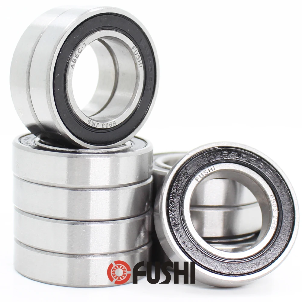 6903-2RS Bearing ABEC-1 10Pcs 17x30x7 mm Thin Section 6903 2RS Ball Bearings 6903RS 61903 RS