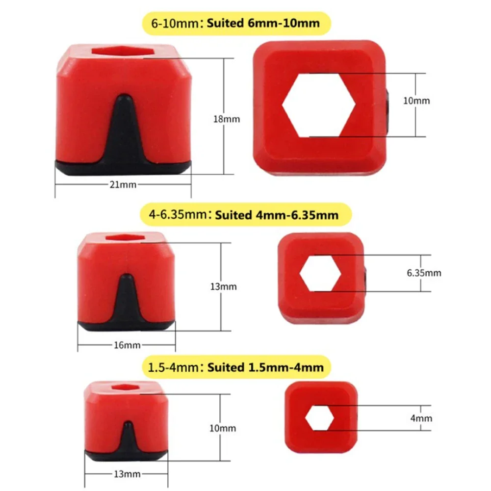 Broca de destornillador magnetizador fuerte, anillo magnético, soporte de brocas, herramientas de mano