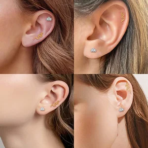 10 최고의 판매 뱀 물림 피어싱 -№10