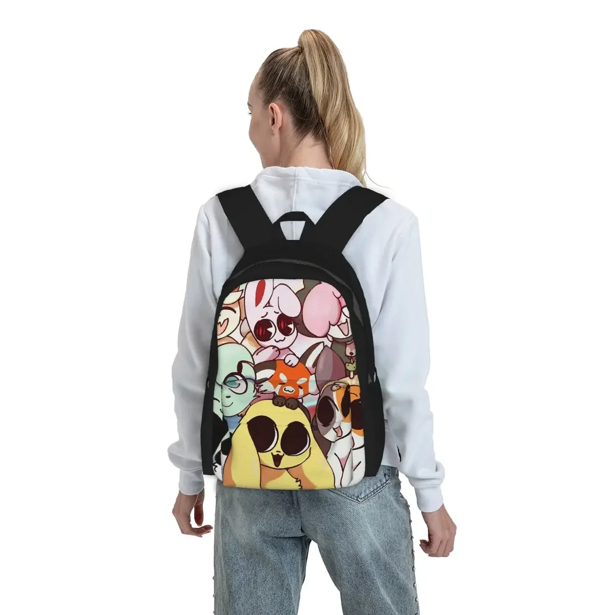 

Chikn Nuggit Backpack Boys Girls BookBag Kids School Bag Computer Shoulder Bags for Men Women