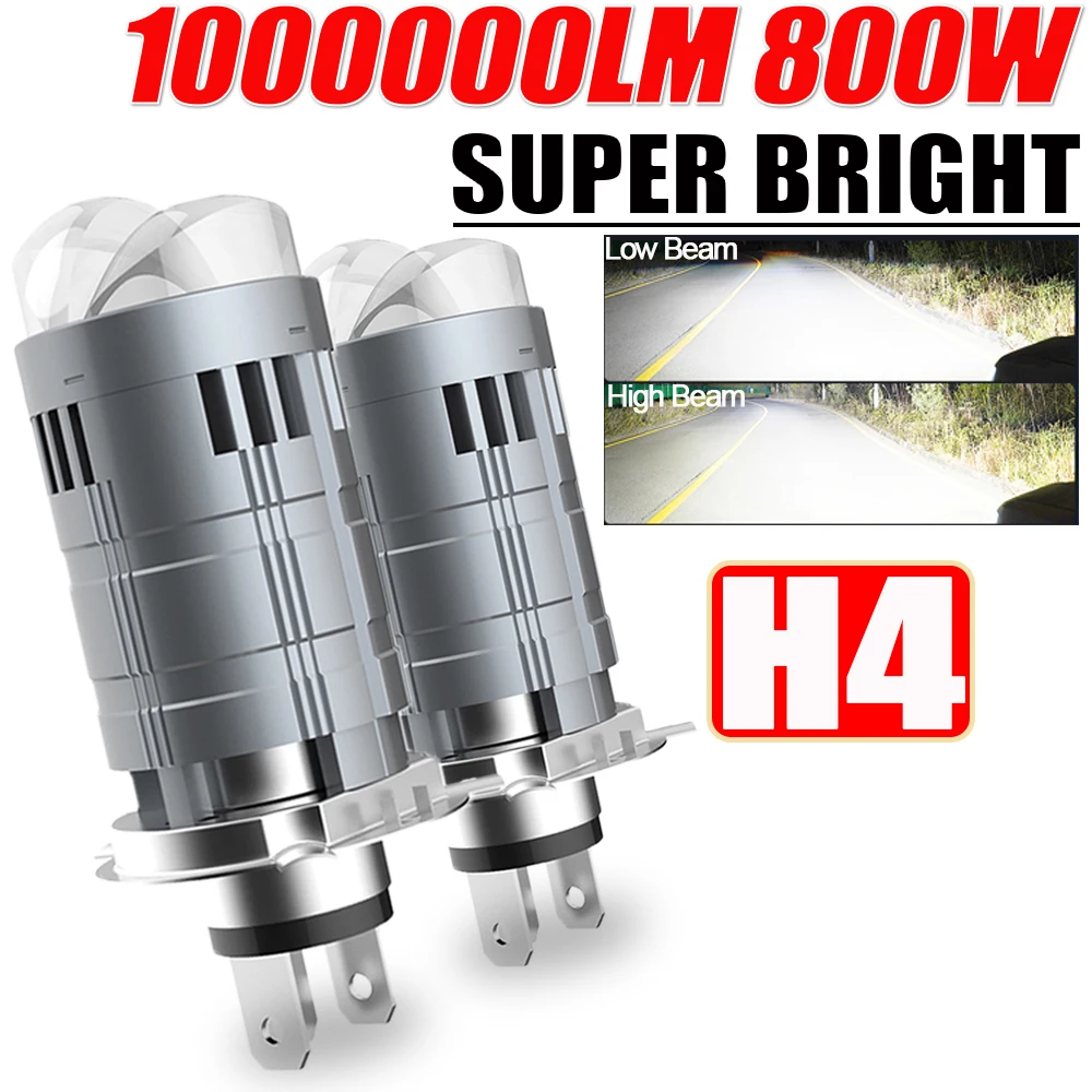 

H4 Би светодиодные фары проектор мини-линзы для автомобиля, мотоцикла, противотуманные фары CANBUS Turbo лампы супер яркие лампы дальнего/ближнего света 12 В 24 В
