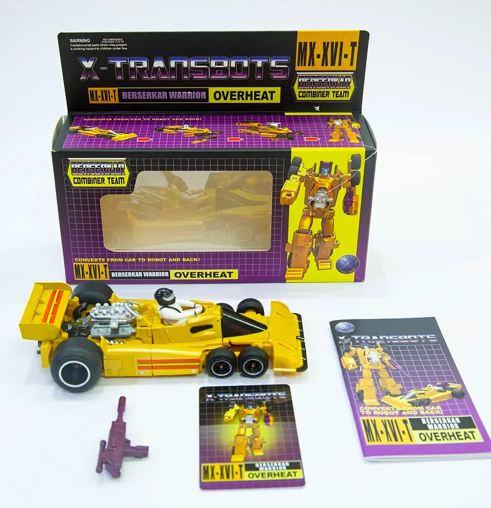 

X-Transbots Transformation MX-16T MX16T Overheat Drag Strip Youth Version Action Figure Robot