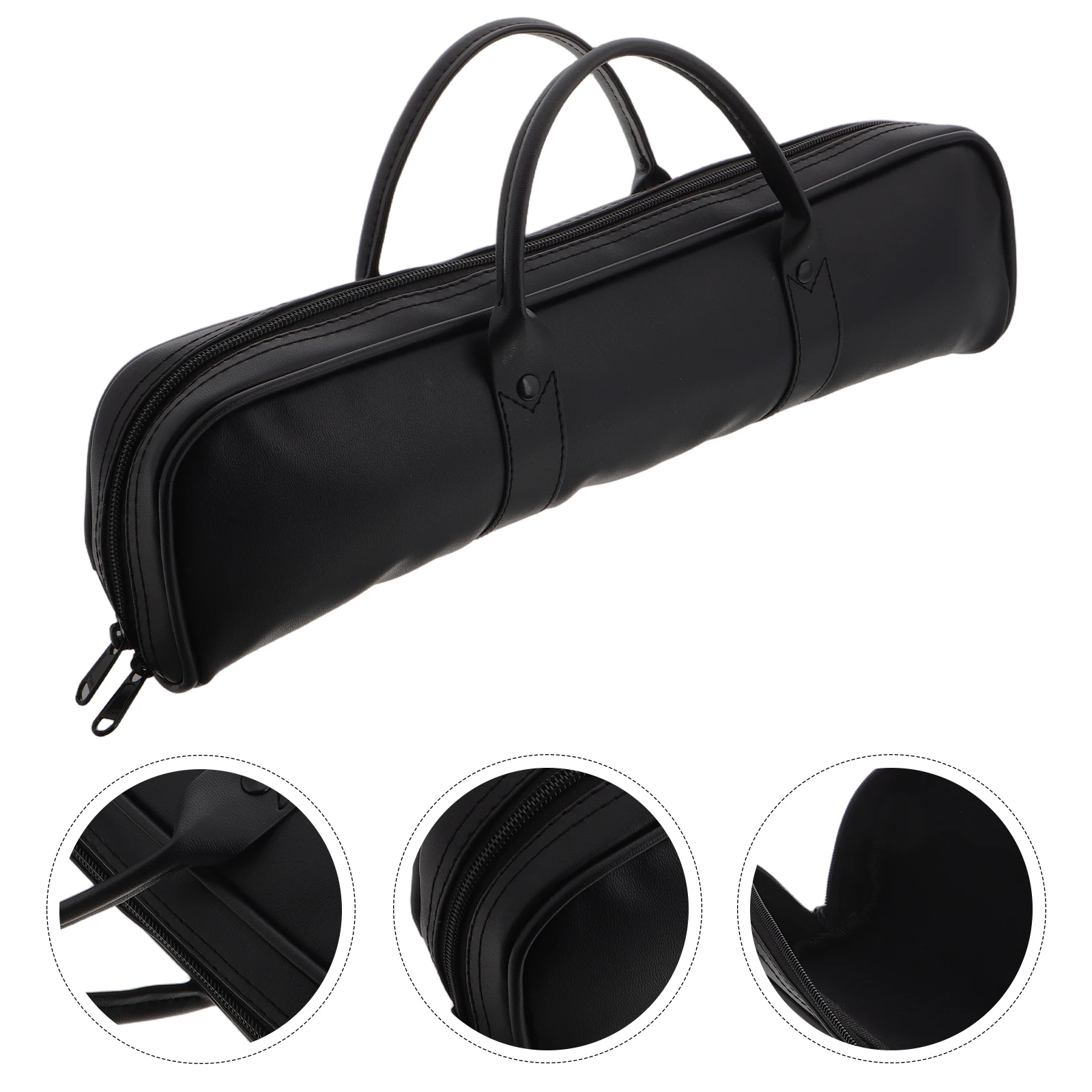 

Flute Storage Bag Protective Portable Case Black Cases for Musical Instruments Dizi