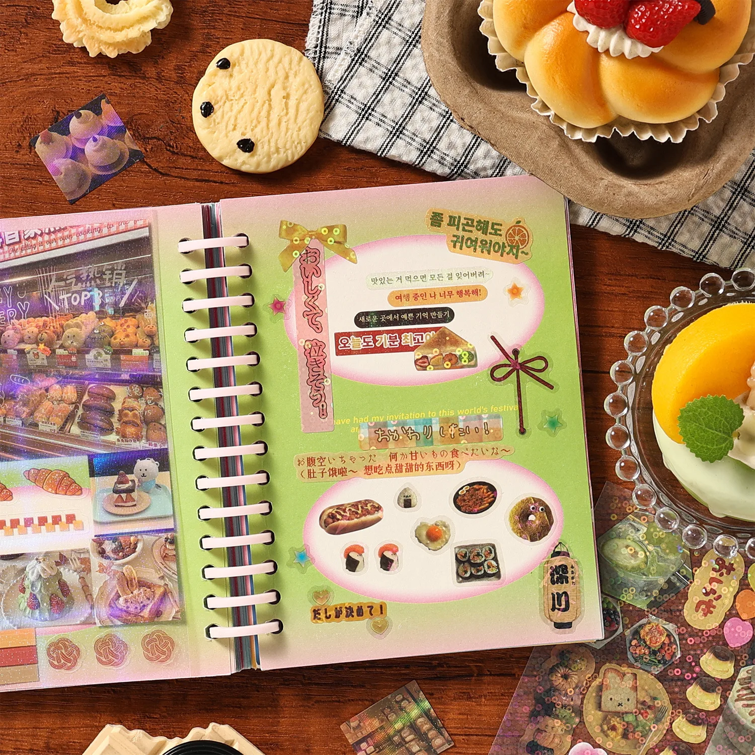 20pcs/pack  Vintage Japanese Retro Style Sticker Book, Nostalgic Showa Texture, Journal Diary Decor Material