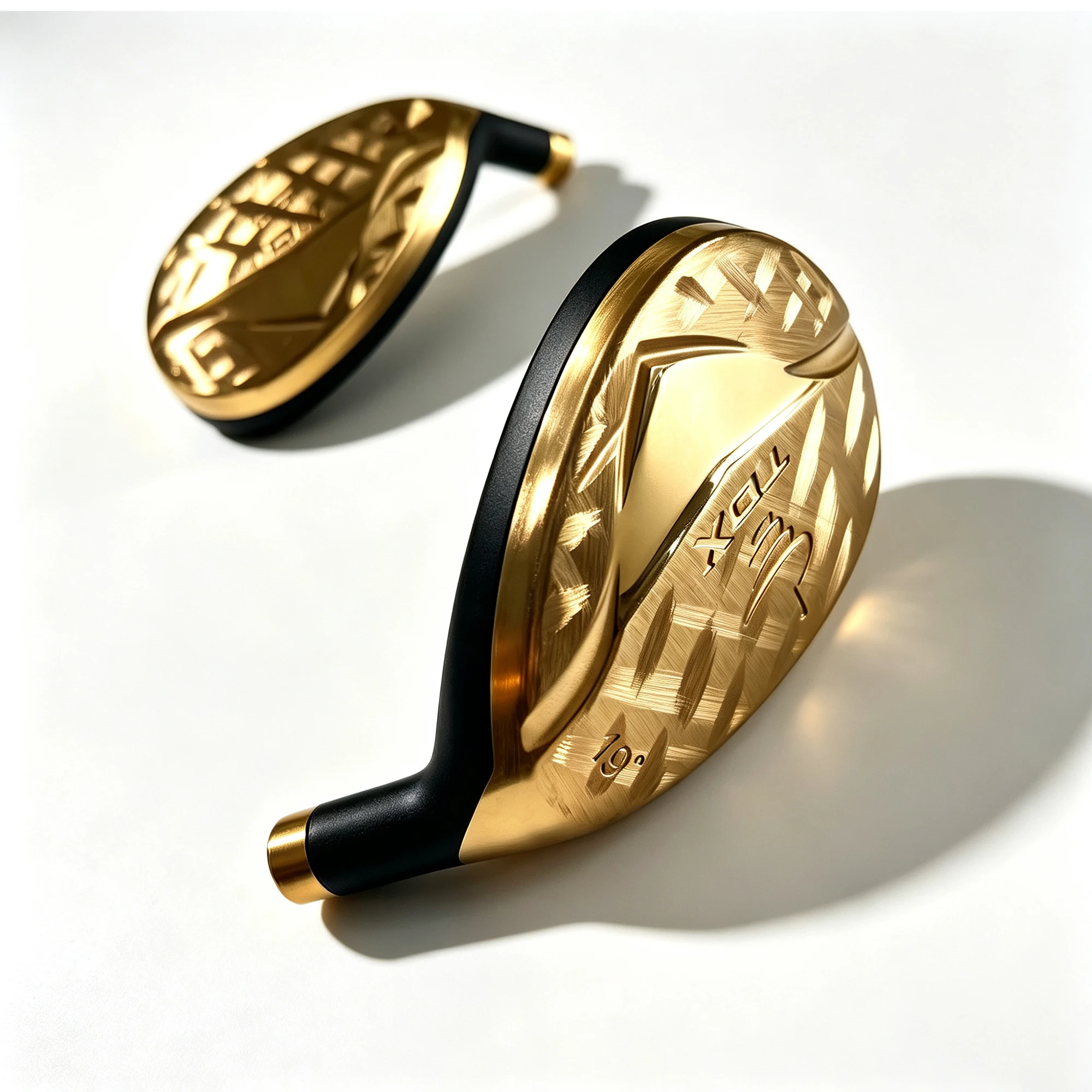 TDX Premium Black & Gold Hybrid (Rescue) Club Head – High-Forgiveness, Easy-Launch Design for Men (19°/21°/24°) – Optimized for