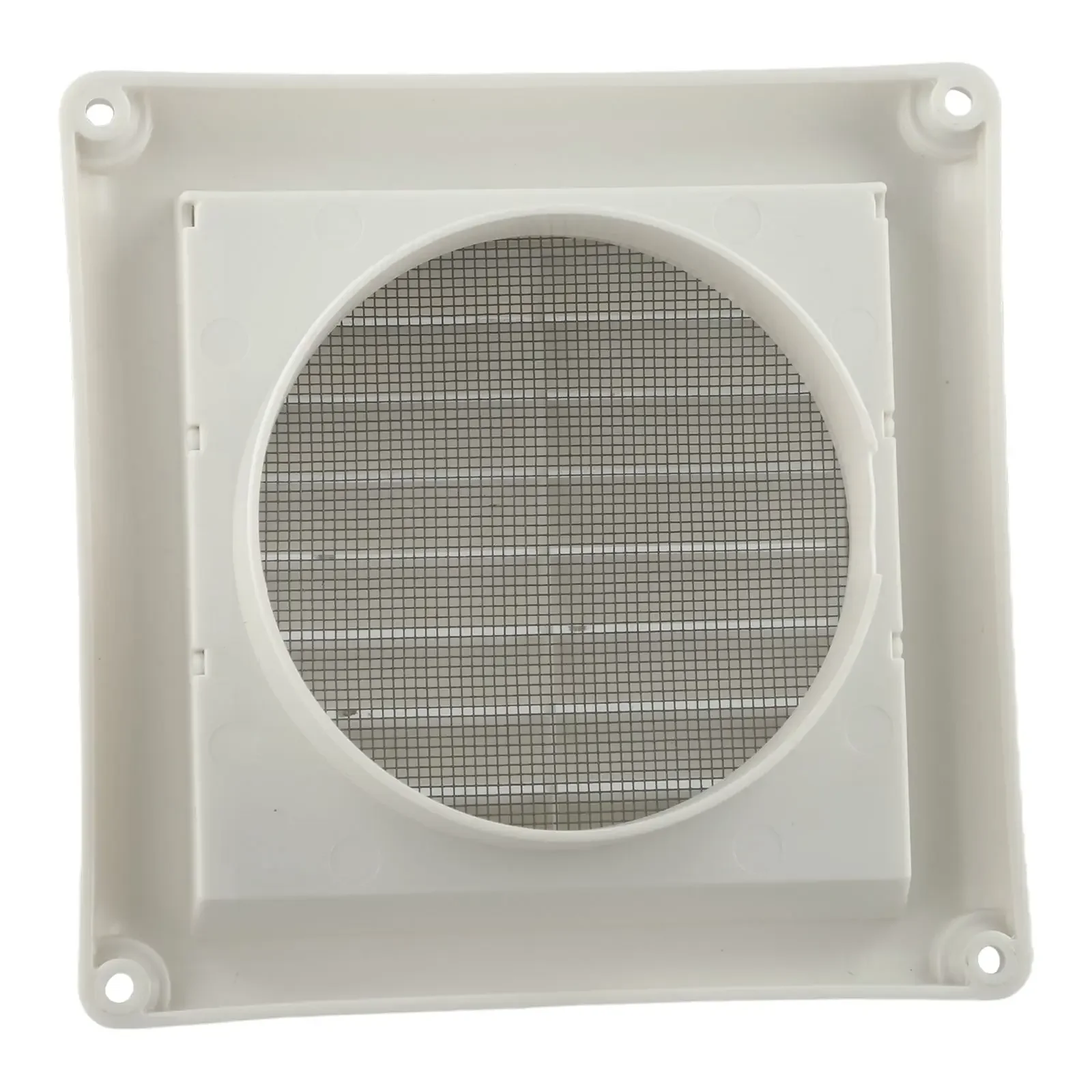 4 Inch Vent Cover Air Grille Easy Installation Louvered Design Mesh Screen Optimal Ventilation Pest Protection