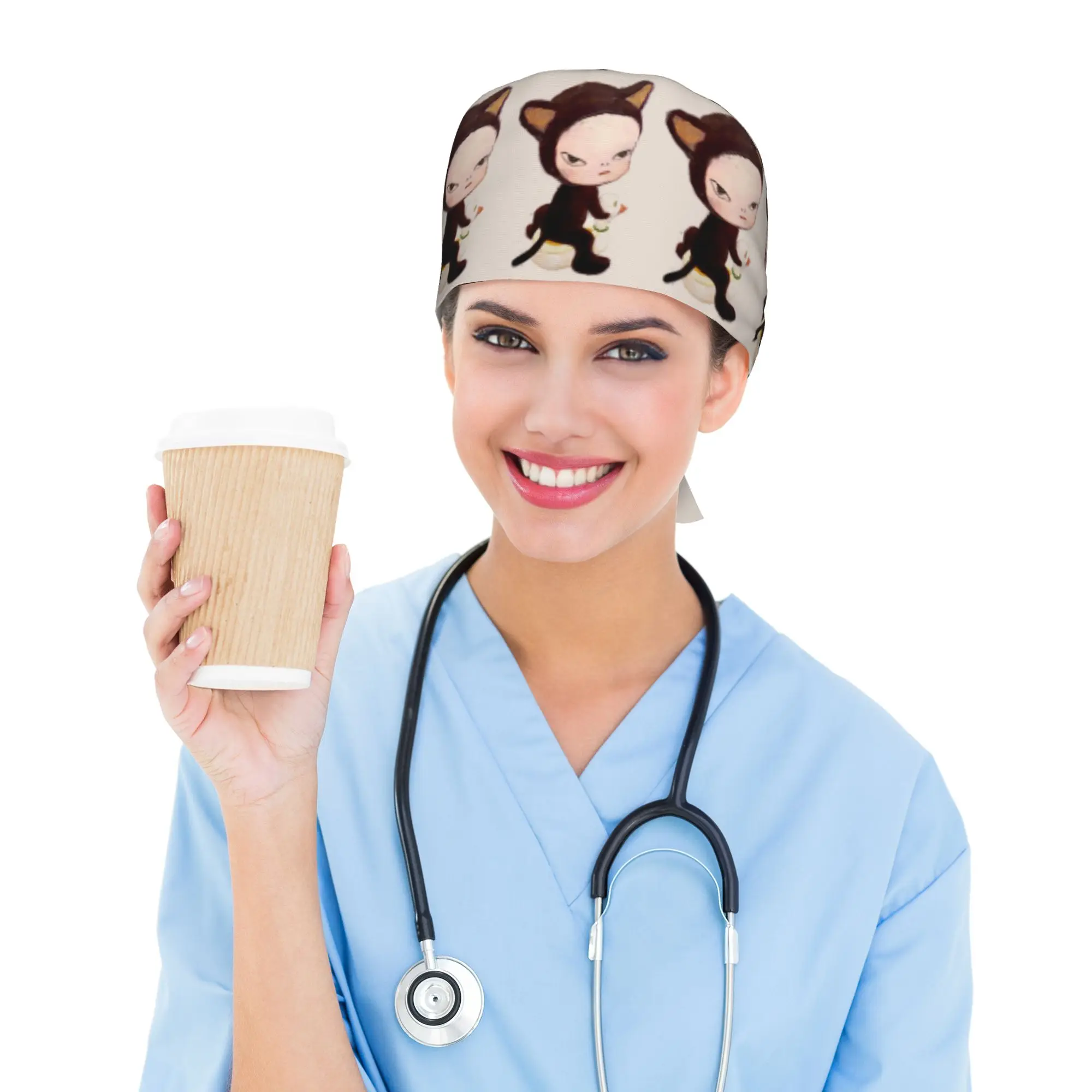 bone-ajustavel-personalizado-y-yoshitomos-nara-para-homens-e-mulheres-touca-cirurgica-para-enfermagem-medico-cirurgiao-e-chef