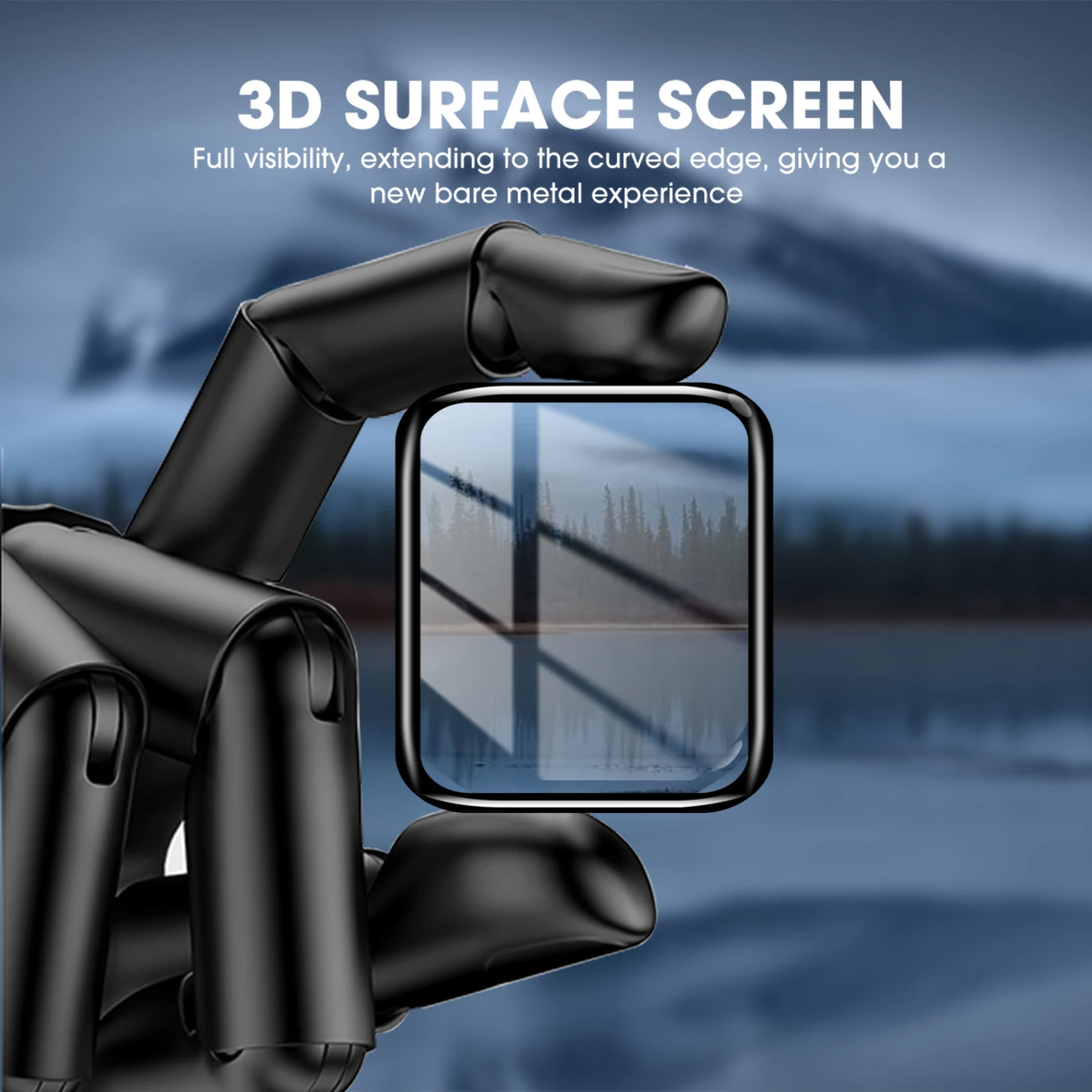 Garmin Venu X1 용 3D 곡선 가장자리 필름 Garmin Watch VenuX1 보호 필름 용 전체 범위 긁힘 방지 소프트 스크린 보호기