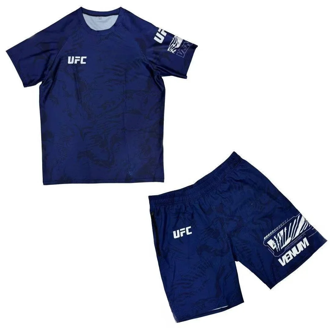 

Новый спортивный комплект 2026 года для единоборств UFC: бокс, ММА, тайский бокс, джиу-джитсу. Комплект для тренировок в восьмиугольной клетке. Мужская одежда для фитнеса увеличенного размера.