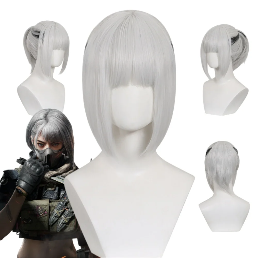 

Парик для косплея Май Сяовен, аниме-парик GameHackclaw, парик с сеткой-розой для Хэллоуина и вечеринок