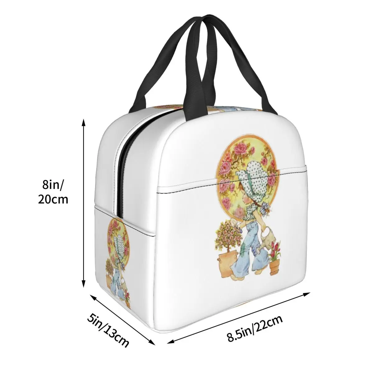 Sarah Kay Swing Girl Lunch Bags Insulated Bento Box Lunch Tote Leakproof Picnic Bags Thermal Bag for Woman Girl Travel