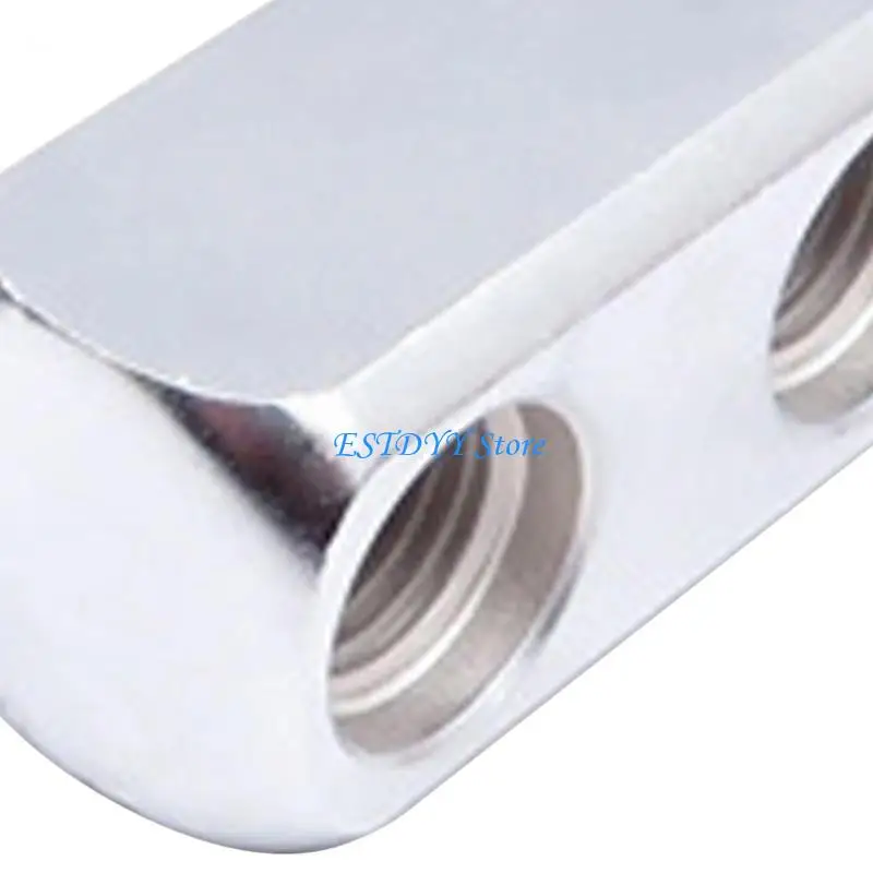 G6DE Stainless Multiple Port Diving Adapter Universal Compatibility For Underwater Gear And Swimming Pools
