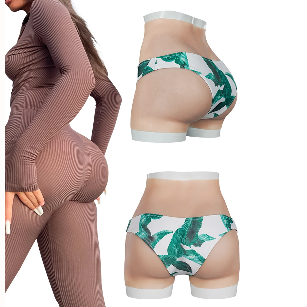 Silicone Fack Vagina Pants Realistic Buttock and Hips Enhancer Panties Cross Dressing Male to Female Shapewear Cosplay Sissy