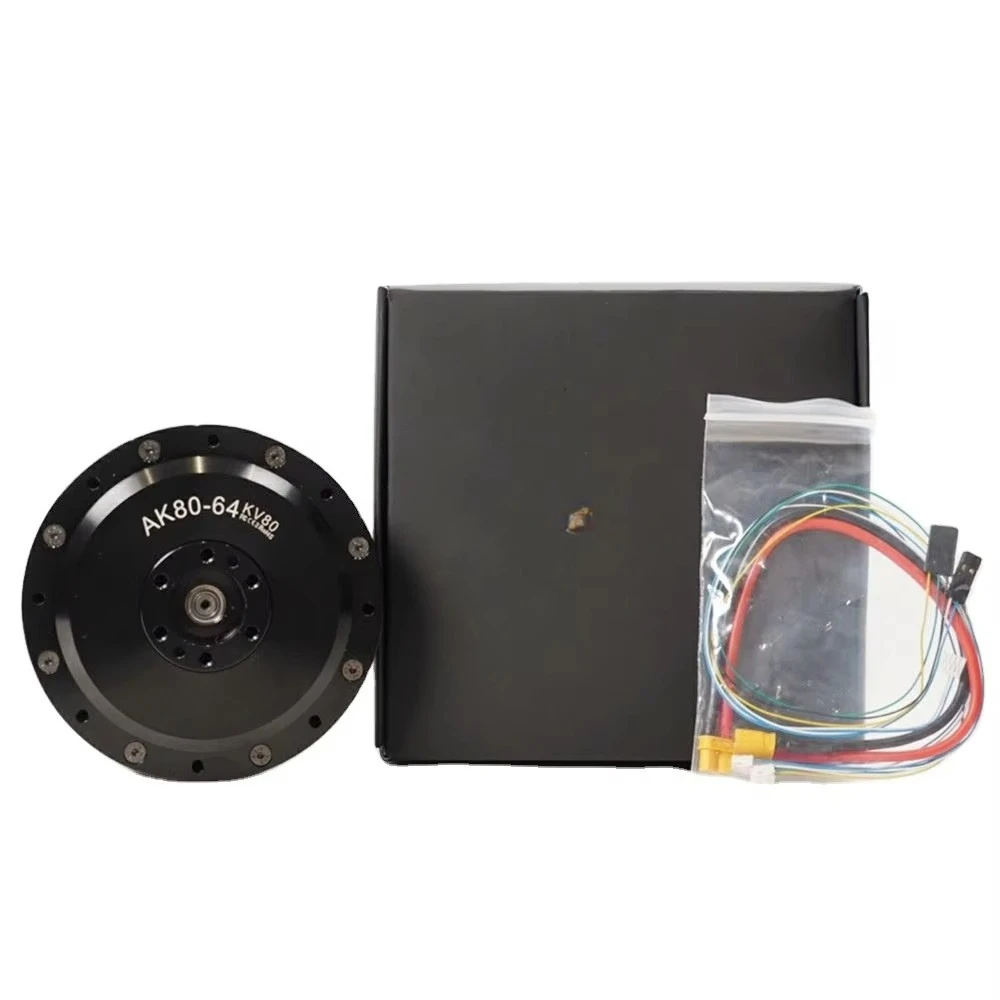 

Cubermars AK80-64 48V 48Nm 40rpm DC Robot Motor High Torque Brushless Bldc Exoskeleton Robot Arm Electric Motor