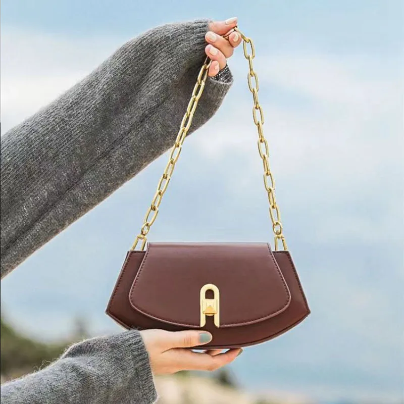 LOERSS Women's Shoulder Bags Ladies Handbags Fashionable Underarm Bag Simplicity Purse PVC Messenger Bag2023 New Designer