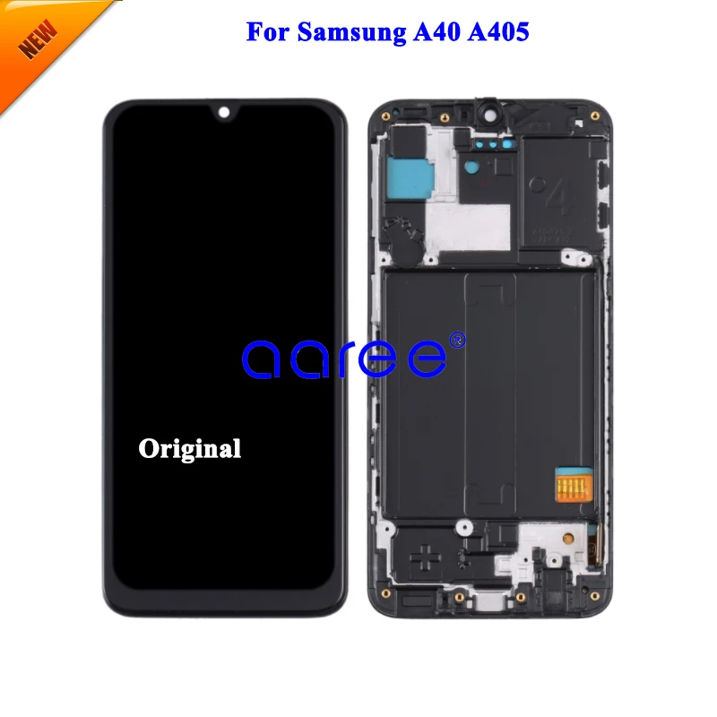 Super AMOMLED LCD  For Samsung A40 2019 A405 LCD A40 lcd For Samsung A40 A405 LCD Screen Touch Digitizer Assembly