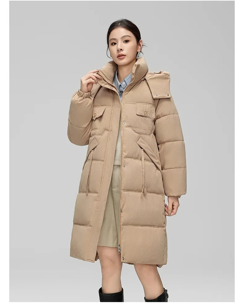 2025Jacket Lady Long Sleeve Zipper Thick Warm Outwear