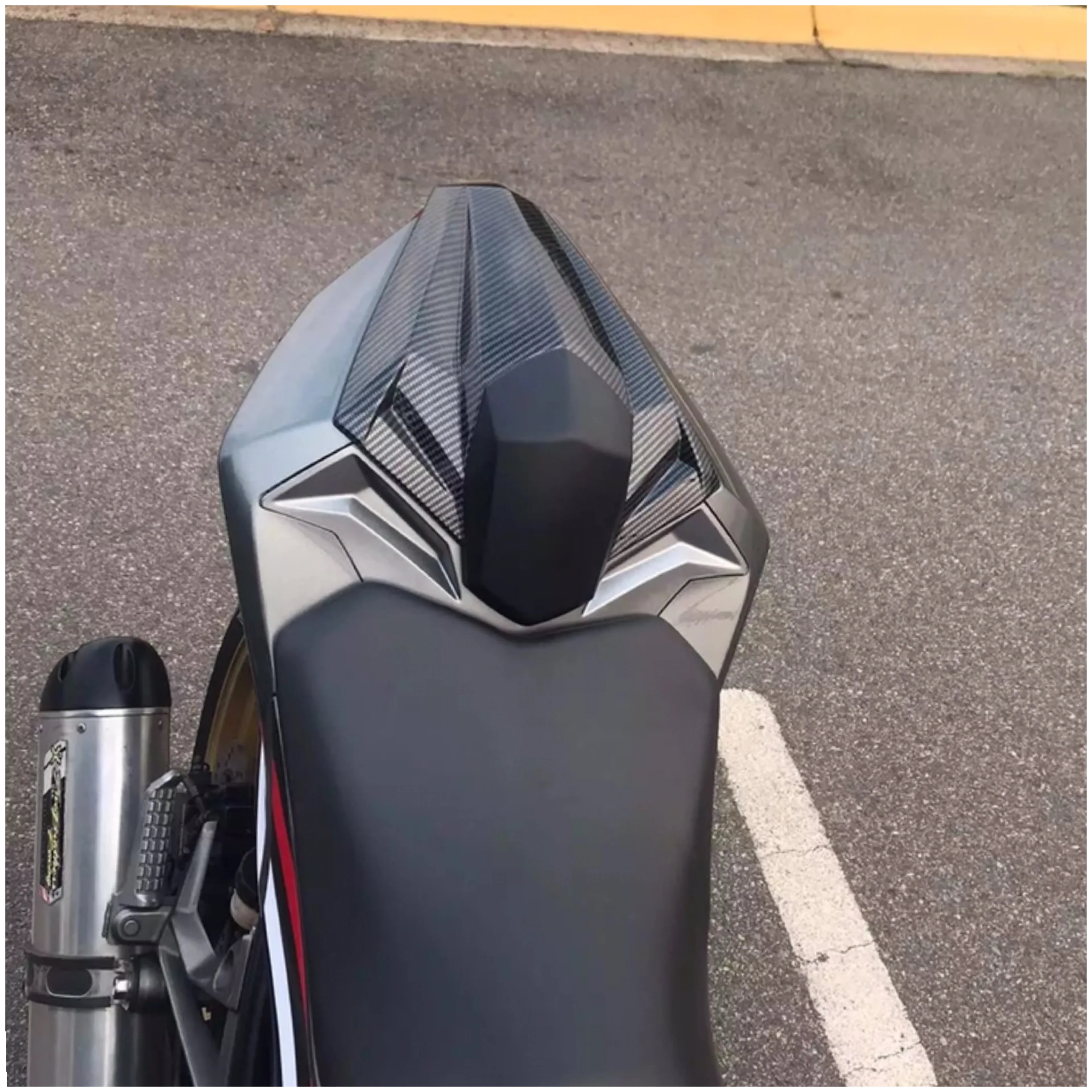 For Kawasaki Ninja 300 EX300 2013 2014 2015 2016 2017 2018 Motorcycle Rear Pillion Passenger Cowl Seat Back Cover Fairing Part