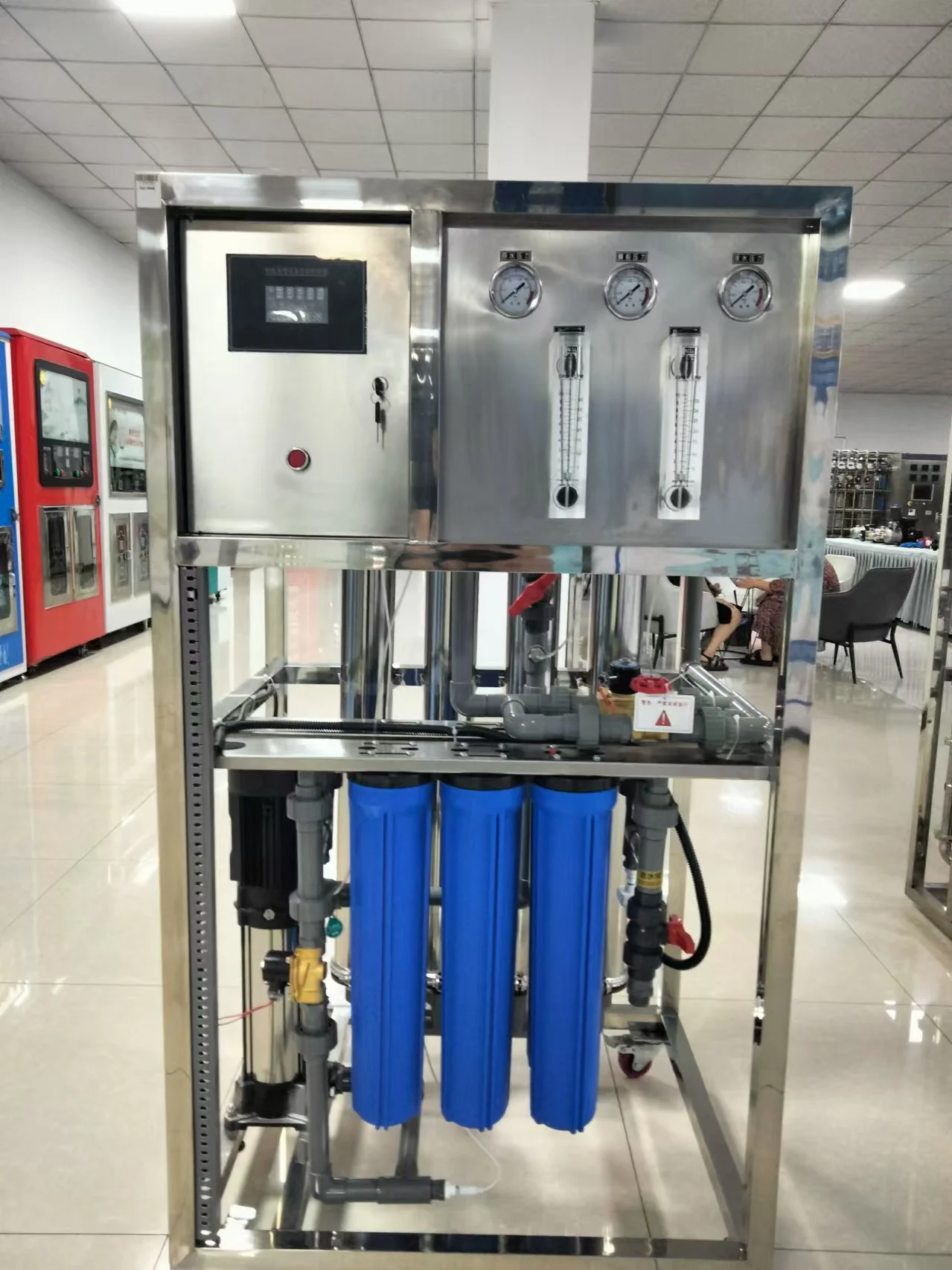 Water Filter Water Purified System Commercial Reverse Osmosis RO 1000LPH