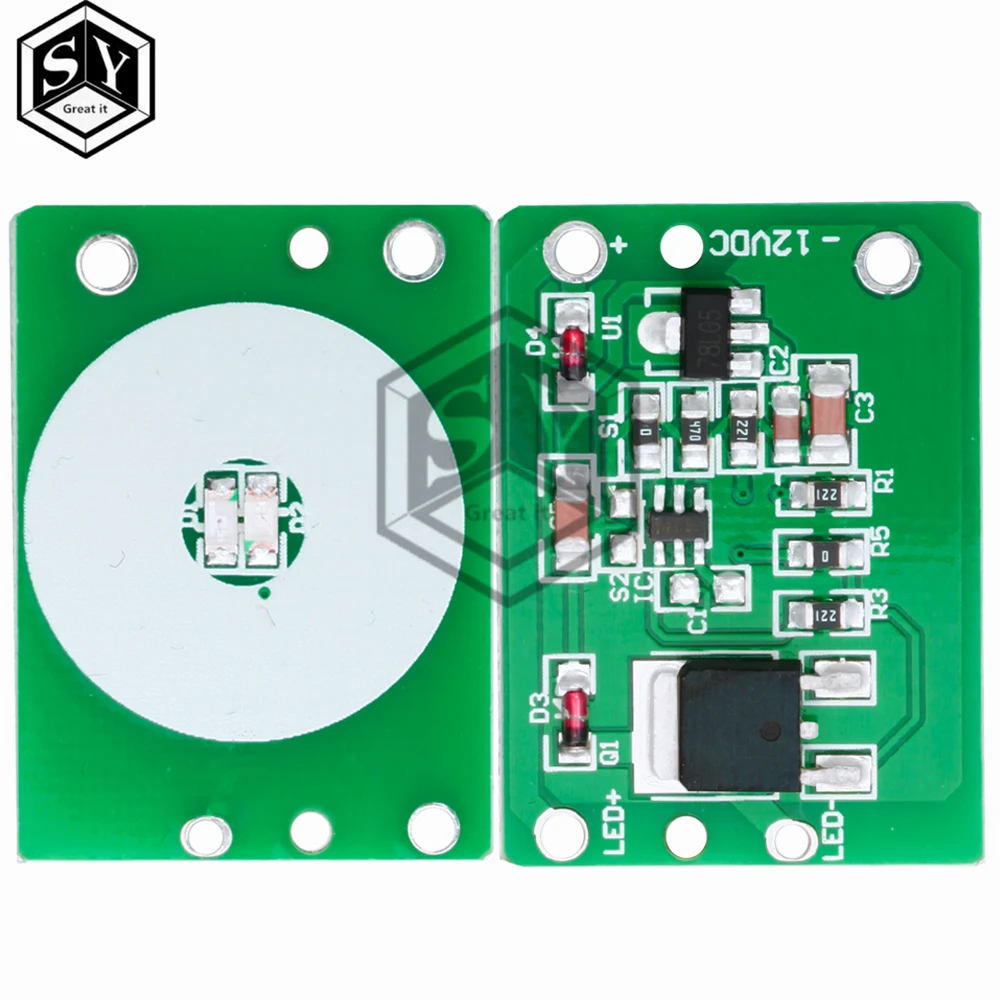 12V Capacitive Touch Switch Sensor Module Push Button Touching Key Module Jog Latch With Relay DC 6-20V 3A TTP223 module