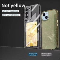 Soft card slot holder case for Samsung Galaxy A56 A36 S26 A16 A06 A55 A35 A25 A15 A05 s A54 A34 A24 A14 A73 A53 A33 A23 A13 4G 5