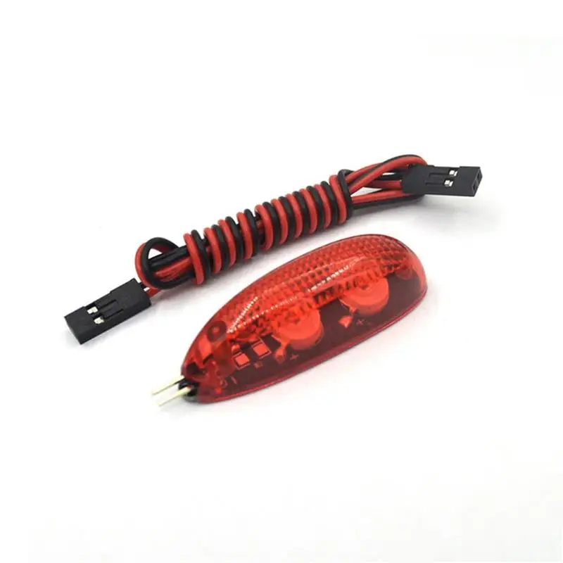 RC Drone 3W 5V/12V Rosso/Verde/Bianco/Blu Luce notturna di navigazione intelligente con kit cavi Pezzo di ricambio per RC Racing Drone FPV