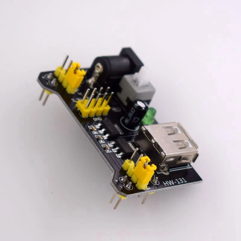 Módulo de Potência Dedicado Breadboard, DIY, Compatível, 5V, 3.3V, Solderless Pão Board, 1Pc