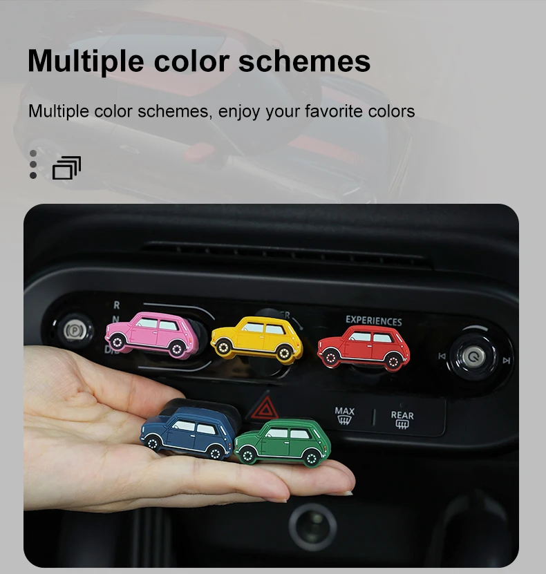 Silikon-Schutzabdeckung für die Mittelkonsole des Mini Cooper J01 F05 F65 F66 U25 F67, Zierstück für den Start-Stopp-Knopf – Detail 11