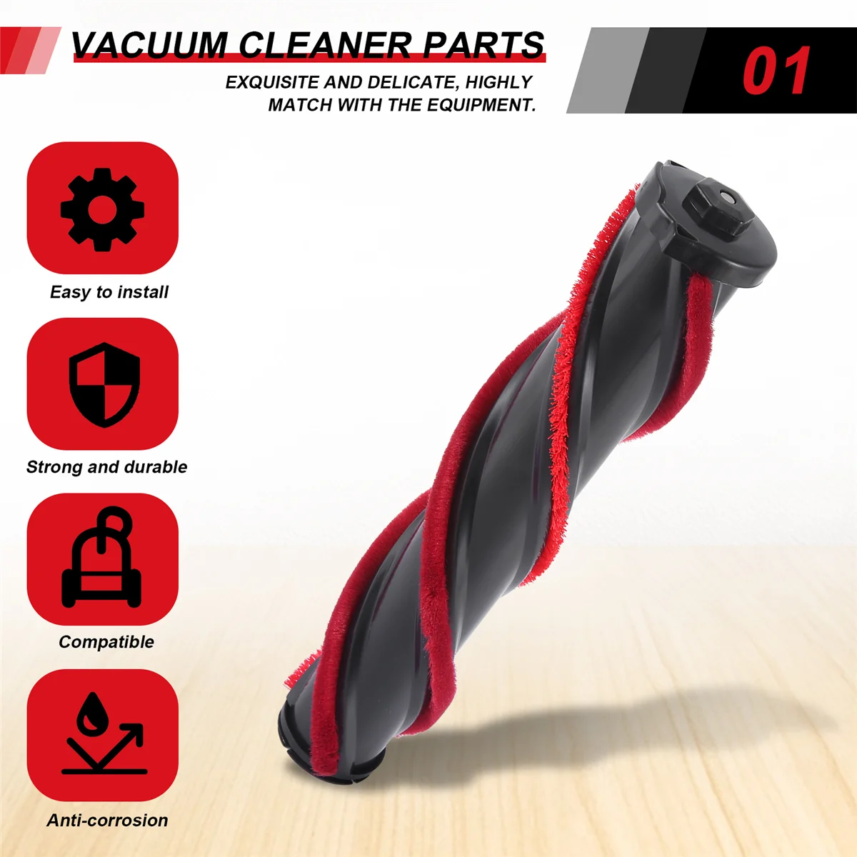 

Y15APet Brush Accessories for Proscenic P11 Handheld Wireless Vacuum Cleaner Robot Main Brush